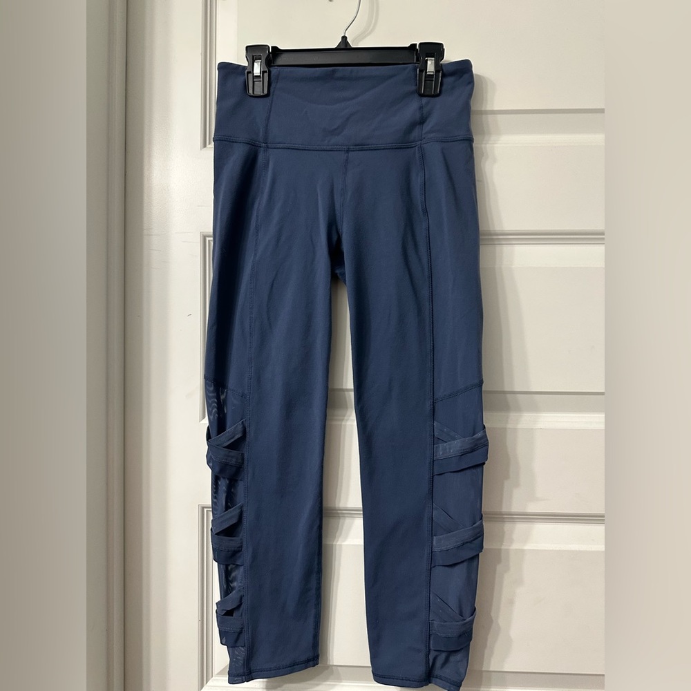 Athleta Navy Leggings. Small